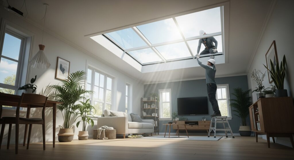 skylight installation